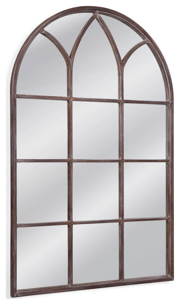 Pinole Floor Mirror - Weathered Brown