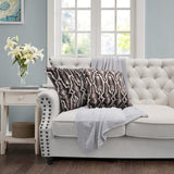 Tip Printing 2pcs Pillow Shell Set, Meru Geo Pure Cashmere