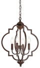 Sonny 4-Light Pendant, Weathered Oak