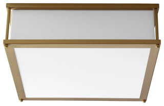 Oxygen Lighting 3-683-40-EM Modulo Ceiling Mount, Aged Brass