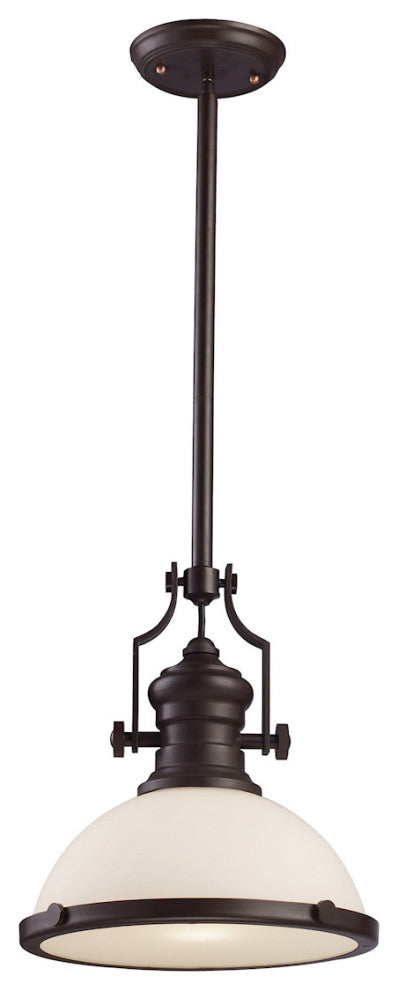 Chadwick 1-Light Pendant, Oiled Bronze