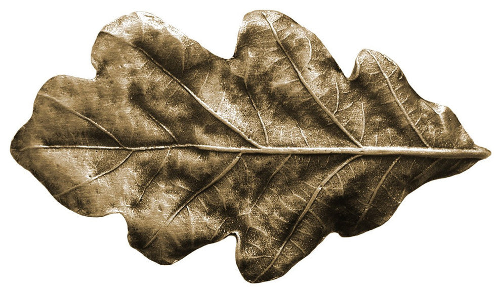 Oak Leaf Knob Antique Brass, Antique Brass
