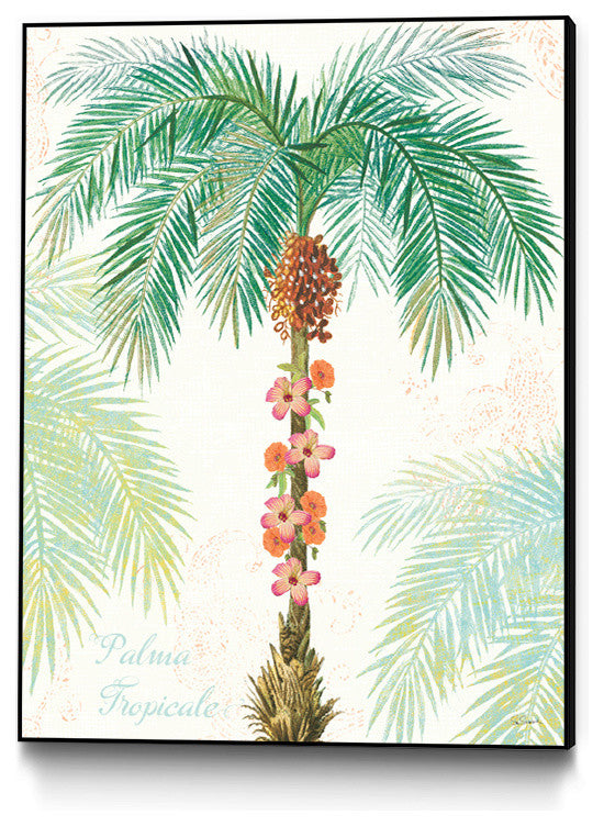 "Flamingo Tropicale Iii" Art Block Framed Canvas, 30"x40"
