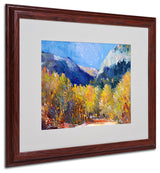 'Cotton' Matted Framed Canvas Art by Richard Wallich