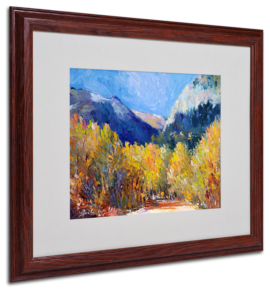 'Cotton' Matted Framed Canvas Art by Richard Wallich