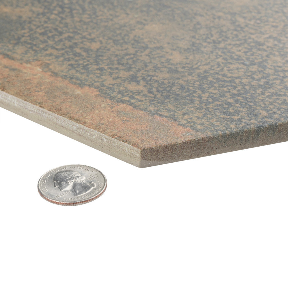 Maheno Hex Mix Porcelain Floor and Wall Tile