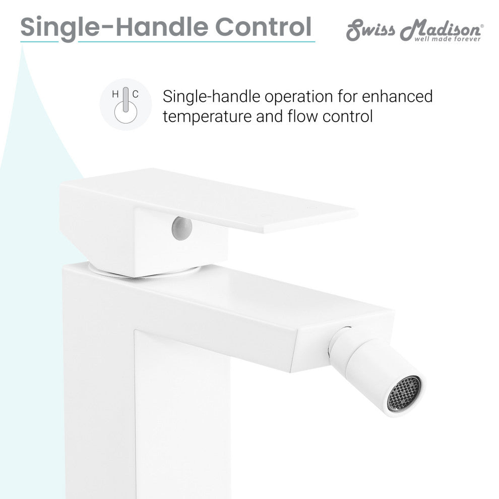 Swiss Madison SM-DF80 Concorde 2.2 GPM 1 Hole Bidet Faucet - Brushed Gold