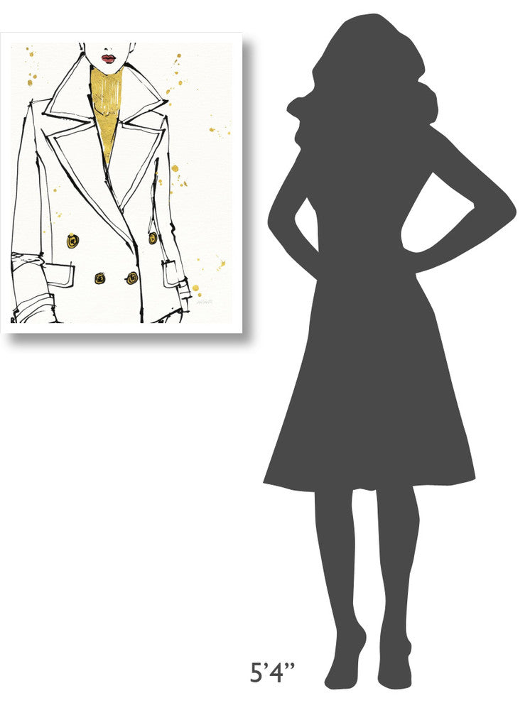"Fashion Strokes I" Digital Paper Print by Anne Tavoletti, 24"x30"