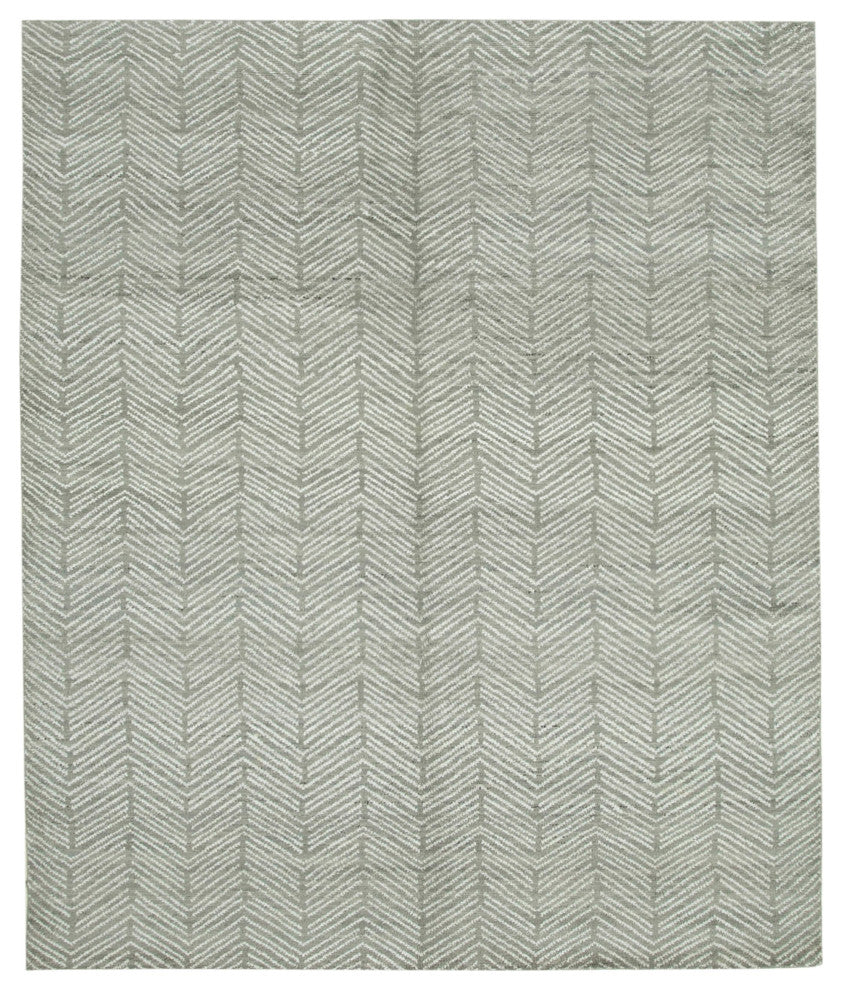Rug N Carpet - Handmade Unique 8' 0'' x 9' 10'' Moroccan Area Rug