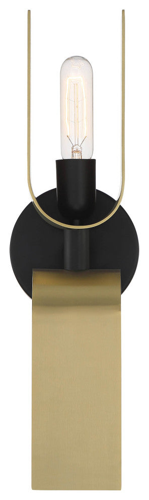 Designers Fountain D263M-2WS U Turn 2 Light 18" Tall Wall Sconce - Matte Black