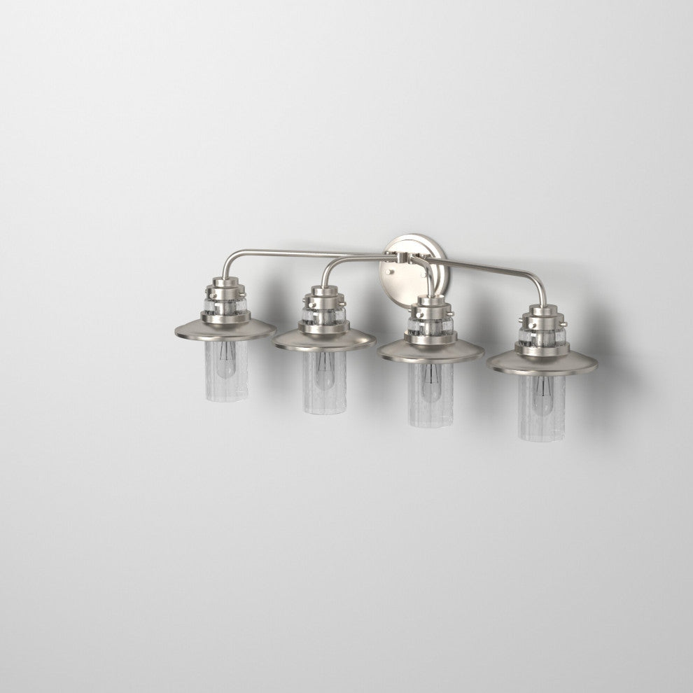 Dover 4-Light Bath, Satin Platinum