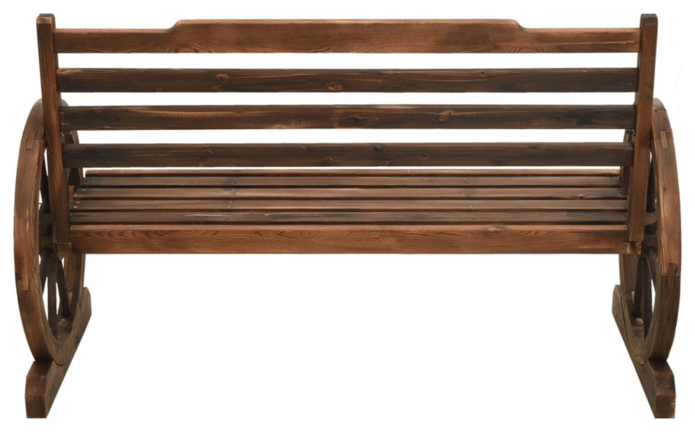 Vidaxl Garden Bench 44.1" Solid Firwood
