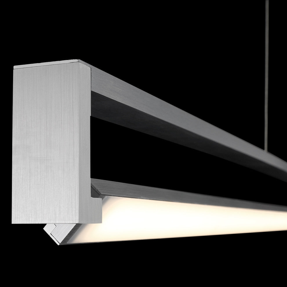 Lune LED Pendant 3000K, Aluminum, 63"