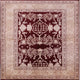 Ahgly Company Indoor Square Mid-Century Modern Area Rugs, 3' Square
