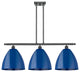Innovations 516-3I-BK-MBD-12-BL-LED 3 Light Island Light, Matte Black