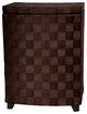 27" Natural Fiber Laundry Hamper, Mocha