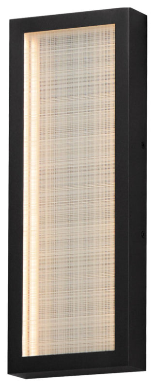 ET2 E30221-99 Highlander 6"W LED Vanity Light - 3000K - Black