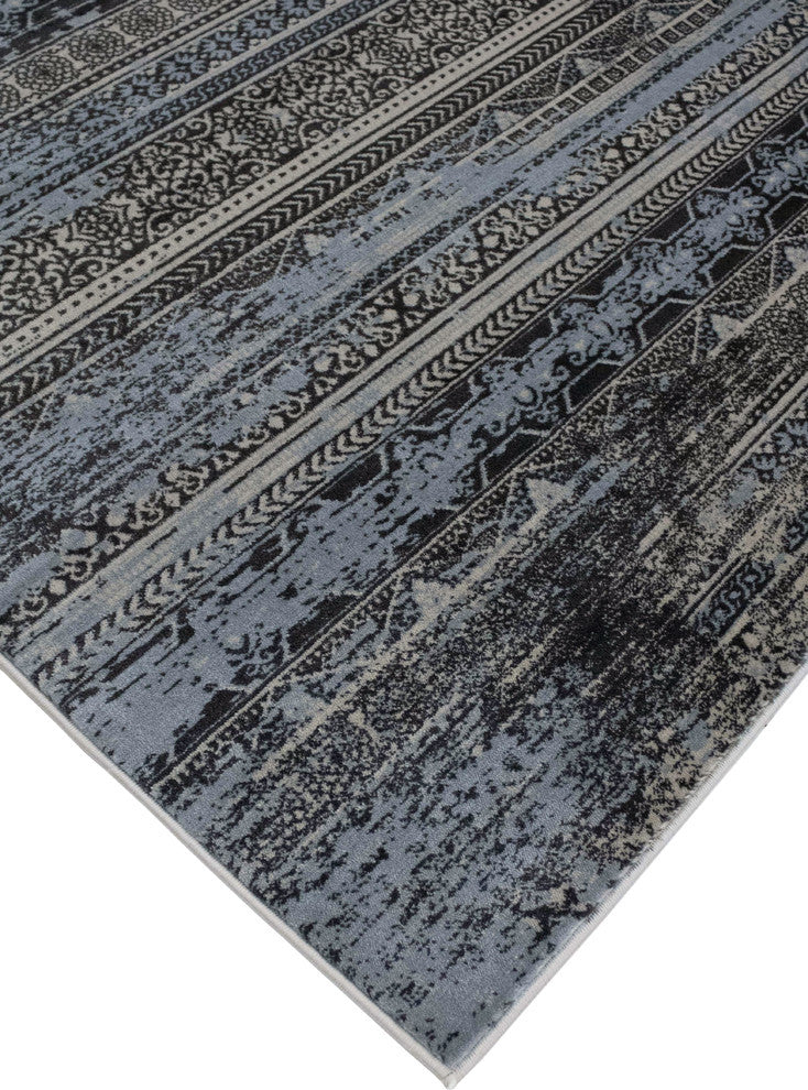 Noori Rug Lagoon Janeen Charcoal/Beige Runner