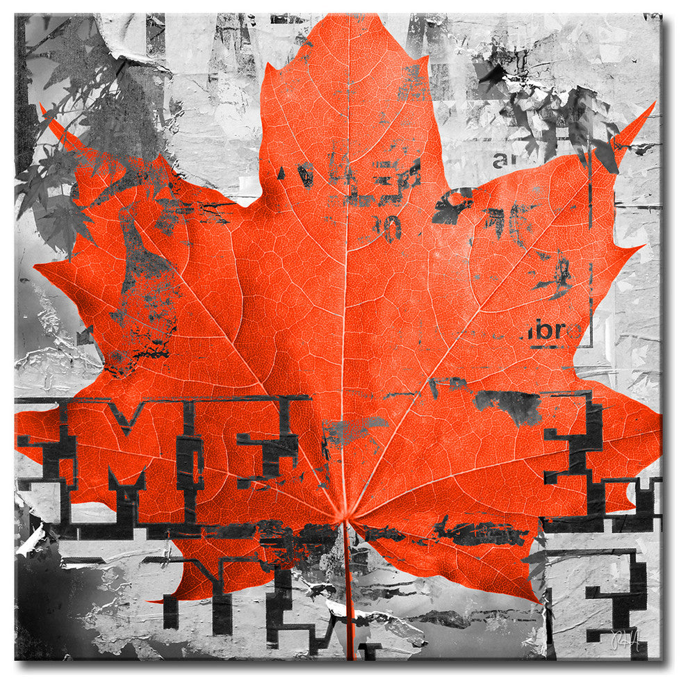 Fall Ink XXIII, Canvas Wall Art, 30"x30"