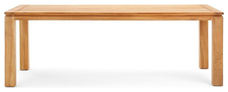 Winston All-Natural Teak Outdoor 40" x 88" Rectangular Dining Table