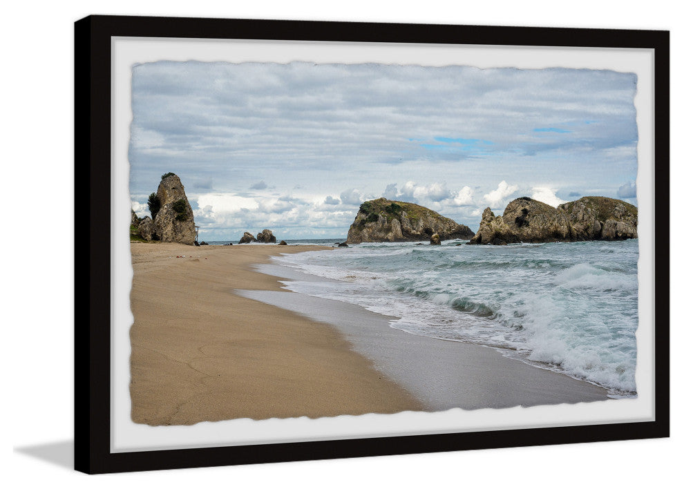 "Ride the Tides" Framed Painting Print, 18x12