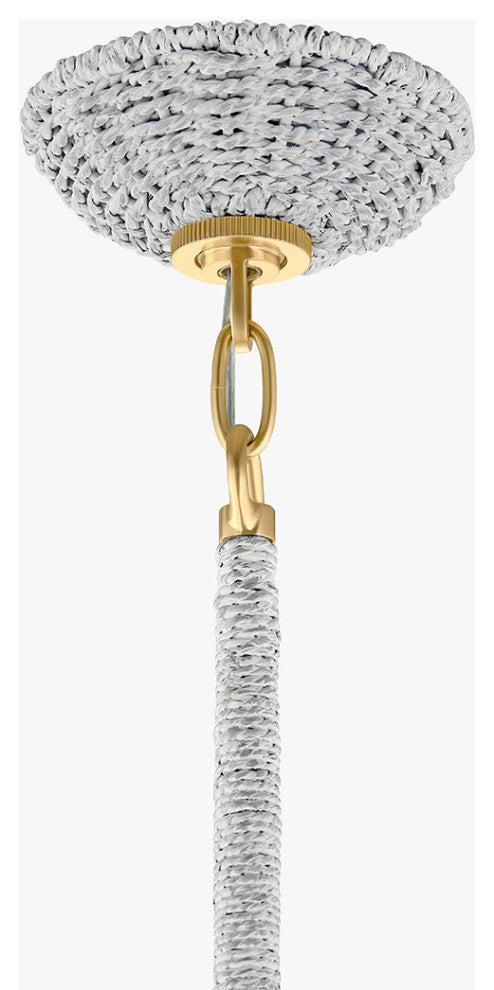 Hudson Valley Lighting Hampstead Pendant, Aged Brass