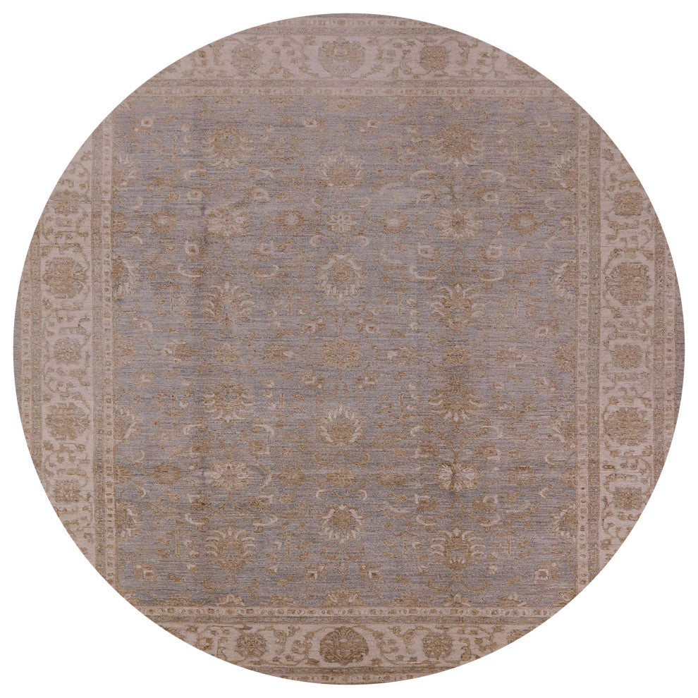 Ahgly Company Indoor Round Mid-Century Modern Area Rugs, 6' Round