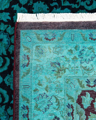 Fine Vibrance, One-of-a-Kind Hand-Knotted Area Rug Green, 4'1"x6'5"