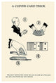 "A Clever Card Trick" Digital Paper Print by Retromagic, 22"x32"
