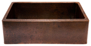 KASDB30229 30'' Copper  Kitchen Apron Single Basin Sink