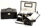 Black Leather 2 Level Jewelry Box