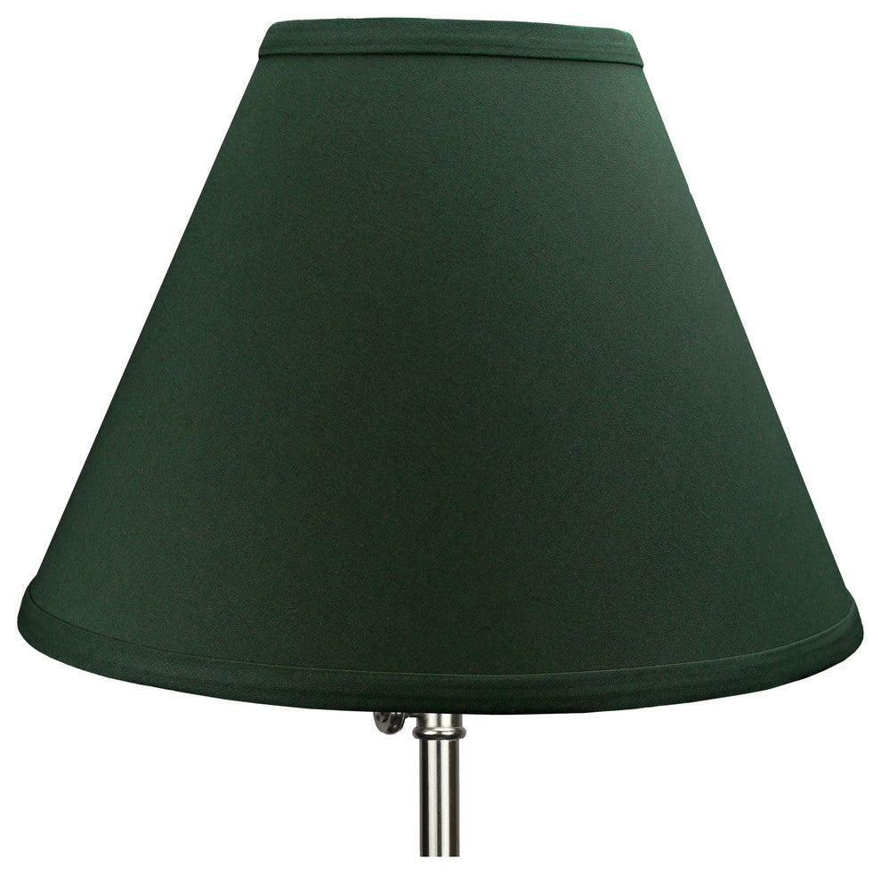 Fenchel Shades, 5"x12"x9" Spider Attachment Empire Lamp Shade, Linen Hunter Gree