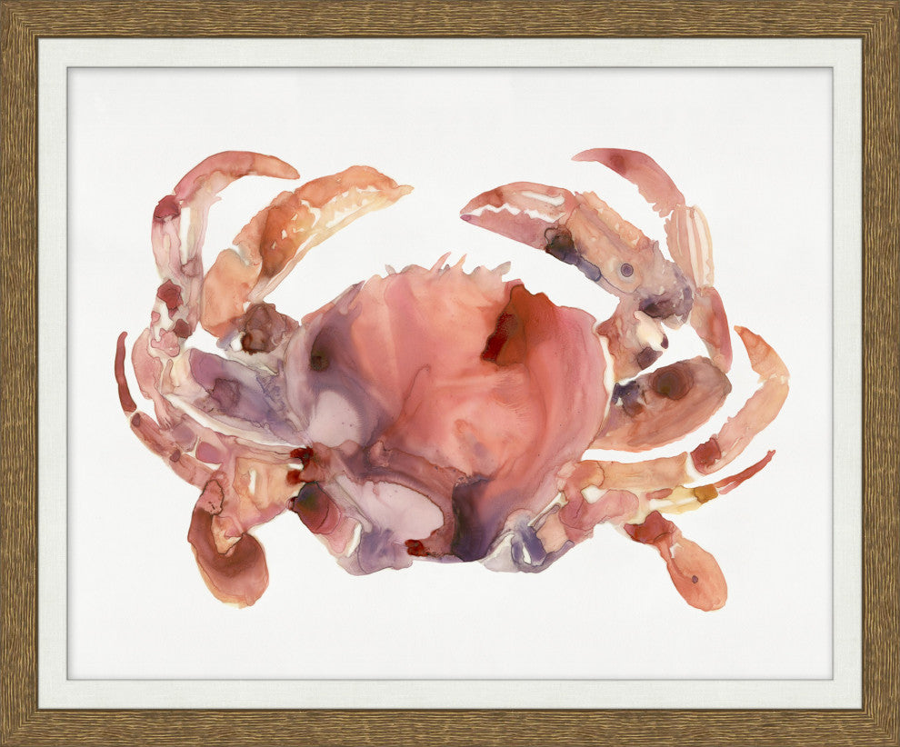 Coral Crab Impression 1, Giclee Reproduction Artwork