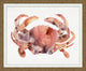 Coral Crab Impression 1, Giclee Reproduction Artwork