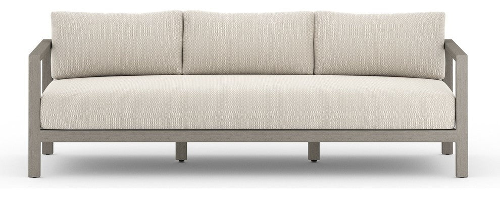Sonoma Outdoor Sofa-88"-Grey/Faye Sand