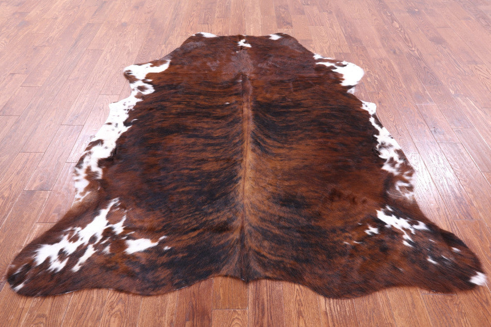 Brindle Natural Cowhide Rug 6' 10" X 5' 11" C1682