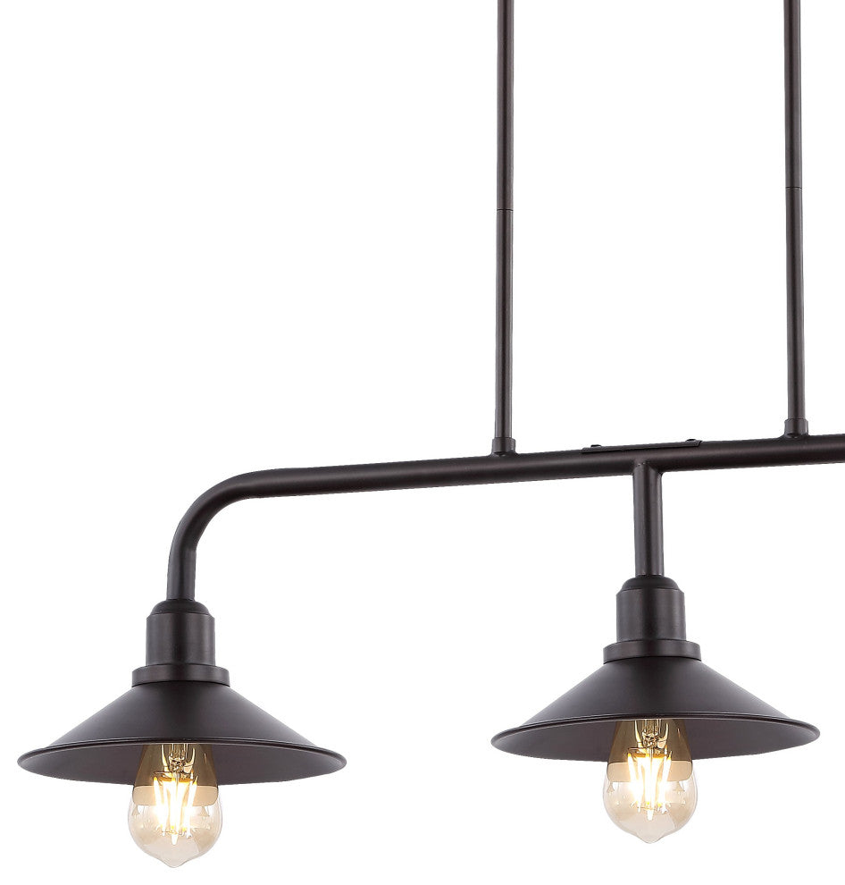 Cade 3-Light Metal LED Pendant, Oil Rubbed Bronze, Width: 34.25"
