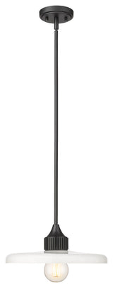 Zlite 820P14-MB 1-Light Pendant, Gloss Opal