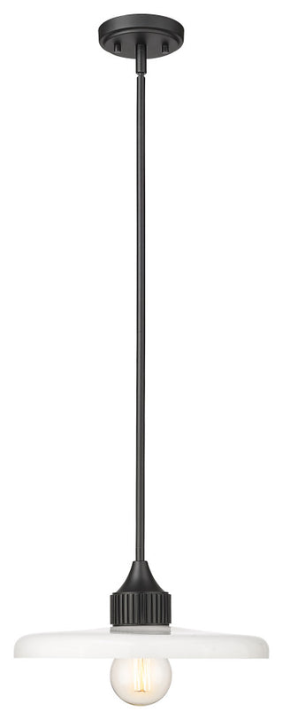 Zlite 820P14-MB 1-Light Pendant, Gloss Opal