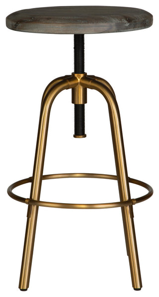 Revolve Brass Counter Stool