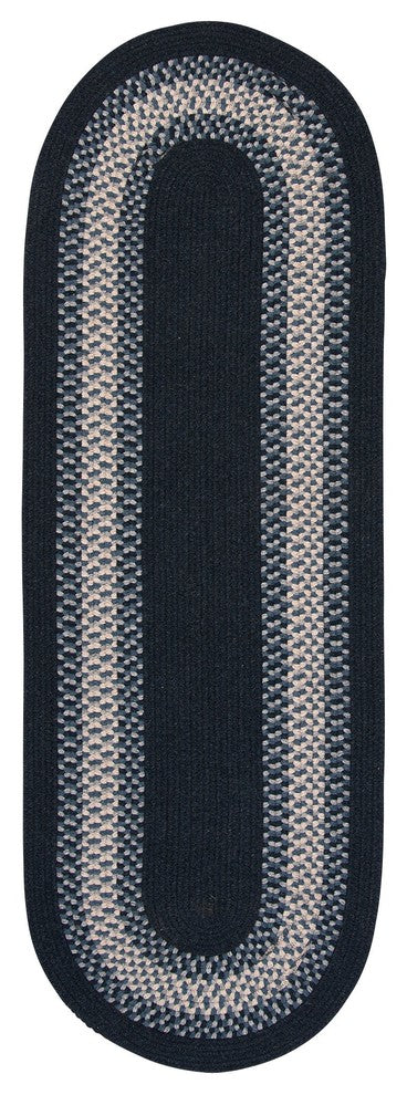 Colonial Mills North Ridge NG59 Navy Traditional Area Rug, 4' Round