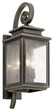 Outdoor Wall 3-Light, Olde Bronze