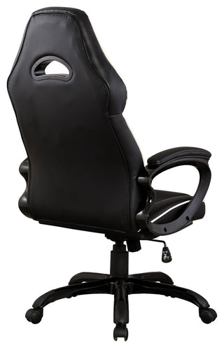 Techni Mobili High Back Executive Sport Race Office Chair. Color: Black