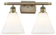 Innovations 516-2W-AB-GBC-81-LED 2 Light Bath Vanity Light, Antique Brass
