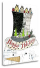 "Big Top Hat Snowman" By Sarah Ogren, Giclee Print on Gallery Wrap Canvas