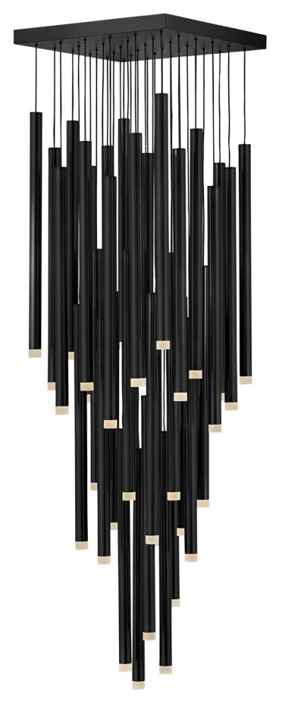Harmony 36-Light Chandelier, Black