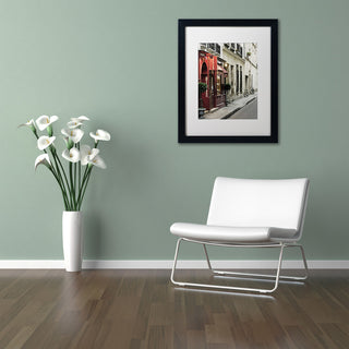'Parisian Antiques' Matted Framed Canvas Art by Preston