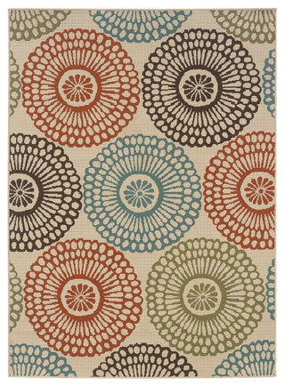 Montego 697J6 Beige/Blue 3'7" x 5'6" Rug