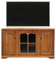 Eagle Furniture Oak Ridge 55" Corner Entertainment Console, Dark Oak