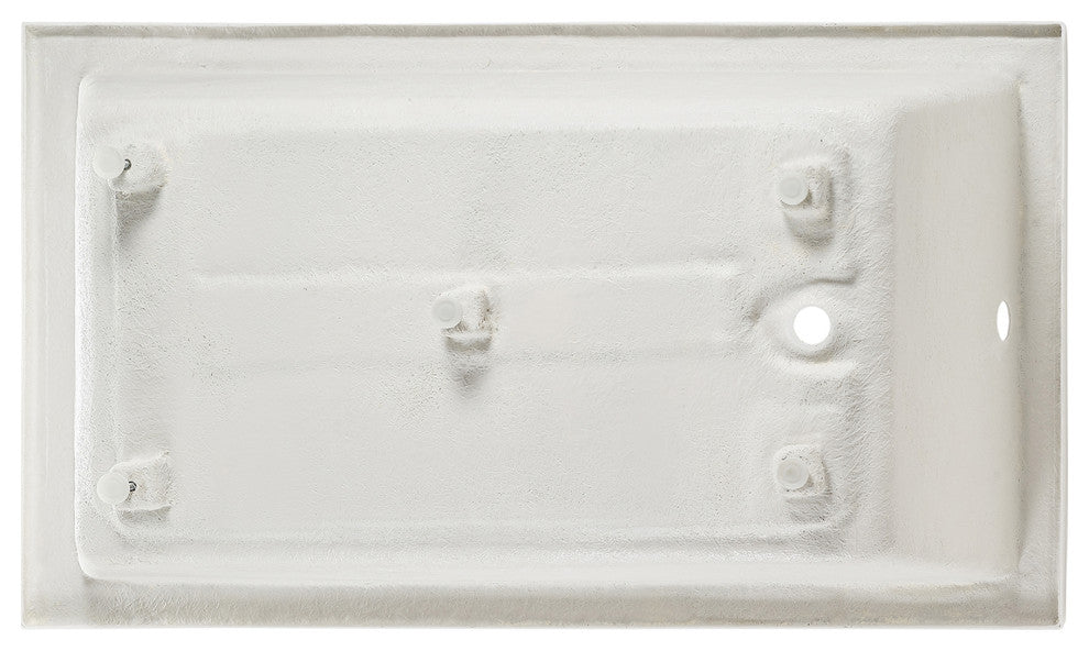 Voltaire 54x30, Acrylic Glossy White, Alcove, Bathtub, Right-Hand Drain
